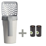 Cat Scoop - Pá Higiênica para Gatos com Dispenser Embutido + Saco Coletor Descartável