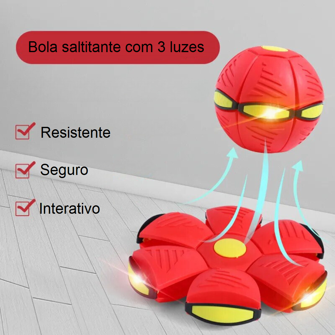 Bola Mágica Interativa com Luzes para Pets – Diversão Sem Fim