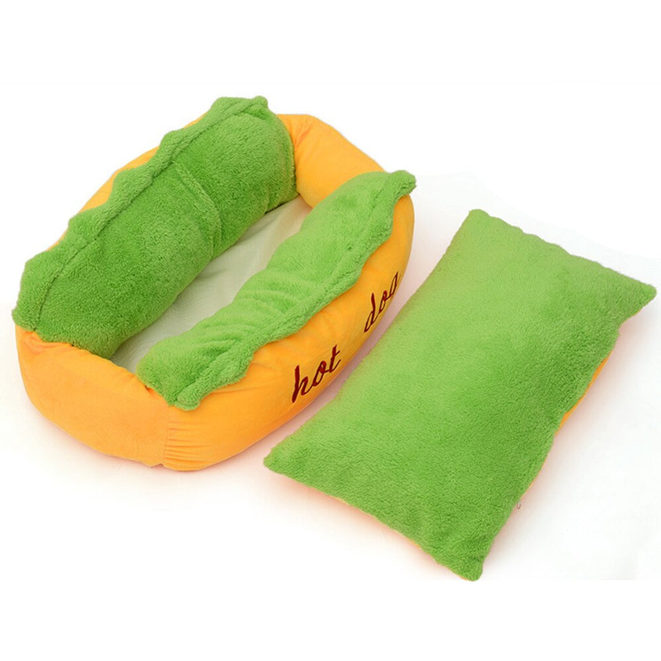 Cama Pet temática estilo Hot Dog - CozyPaws - imagem 3