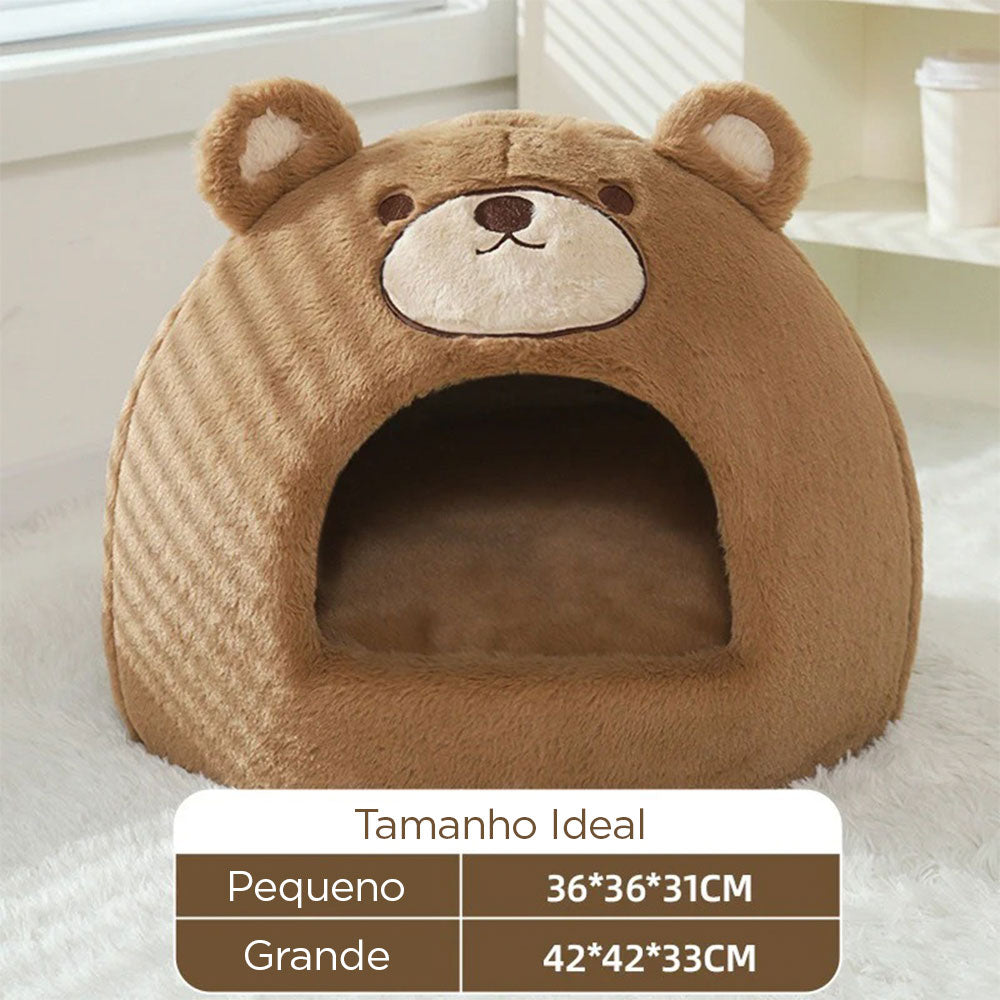 Cama Toca Ursinho - SoftDen™ para Pets Pequenos