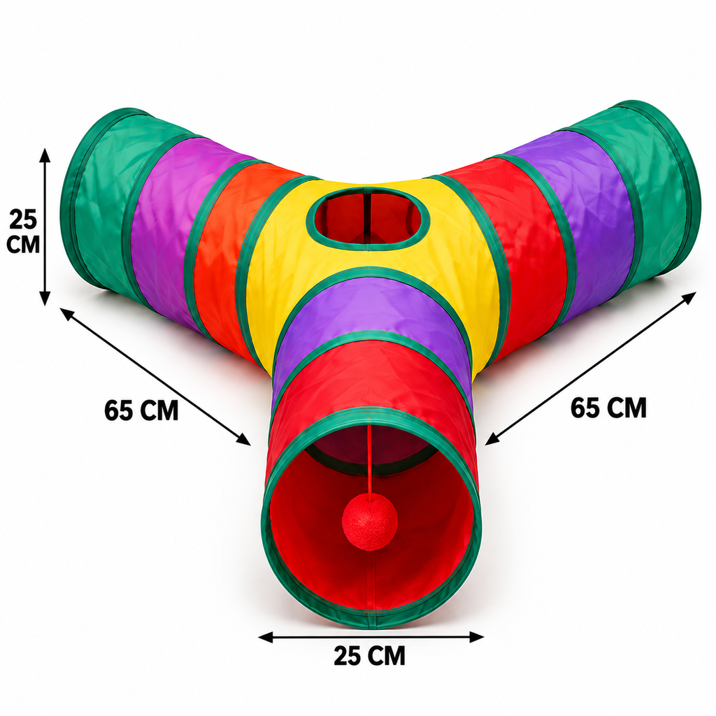 Kit Túnel Interativo para Gatos – FunPlay