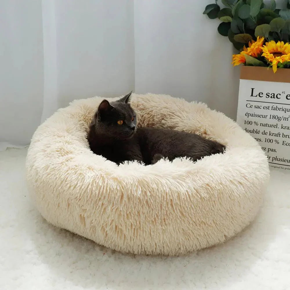 Caminha de Pelúcia para Cachorro e Gato RelaxPet Barkify™