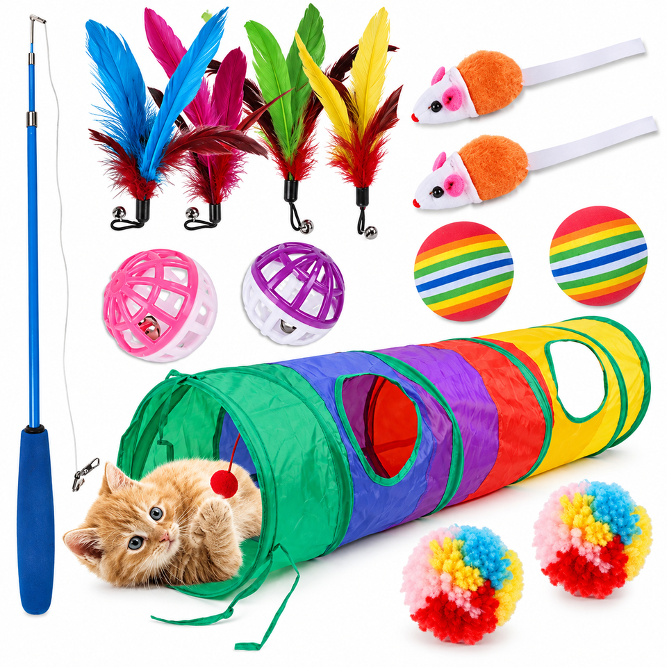 Kit Túnel Interativo para Gatos – FunPlay