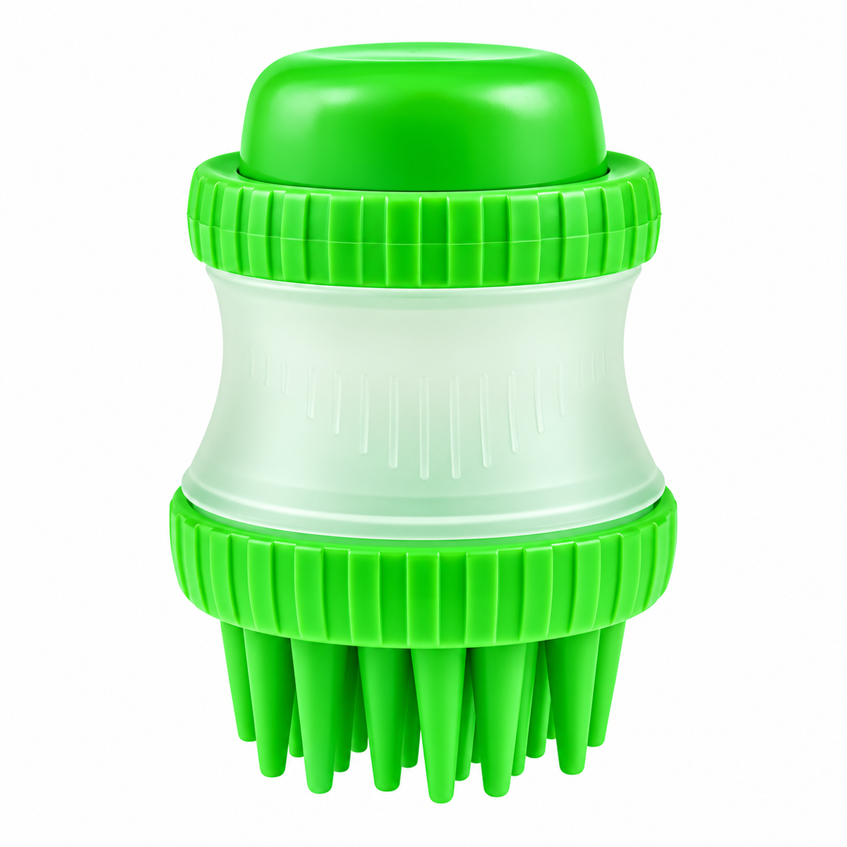 Escovinha Prática de Silicone Porta Shampoo para Pets.