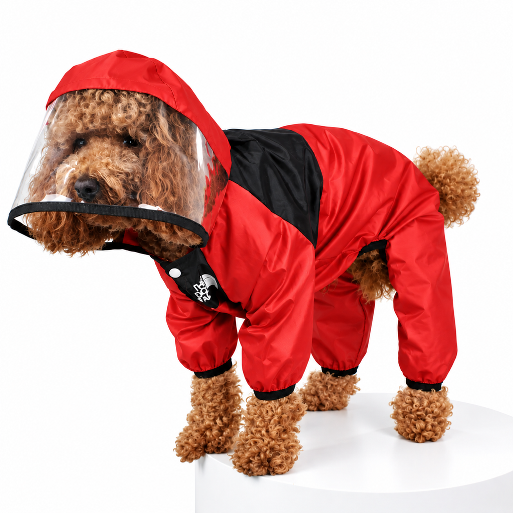Capa de Chuva Impermeável para Cachorros - TheDogFace