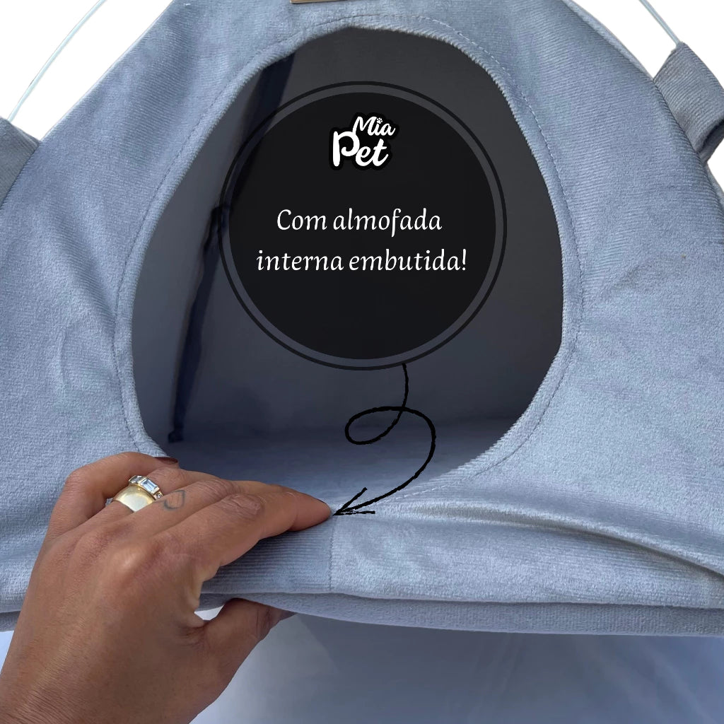 Barraca e Cama Dobrável Para Cães e Gatos - Mia Pet™