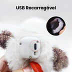 Brinquedo Interativo Pássaro para Gatos com Sensor de Toque, Som e Movimento – NewPet