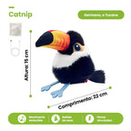 Brinquedo Interativo Pássaro para Gatos com Sensor de Toque, Som e Movimento – NewPet